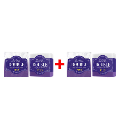 Lavender Double Glutathione Whitening Soap Bar for Deep Cleansing & Skin Brightening