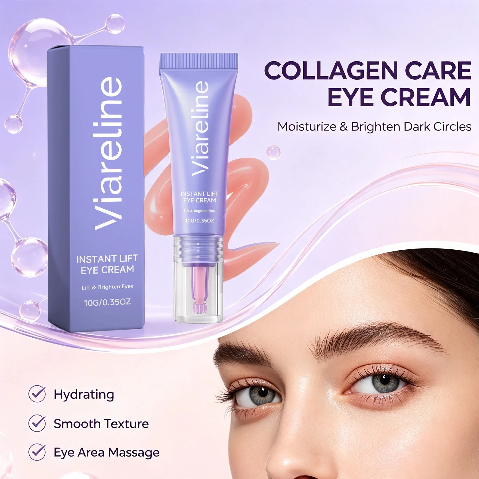 Collagen Instant Lift Eye Cream for Dark Circles & Puffiness - 6