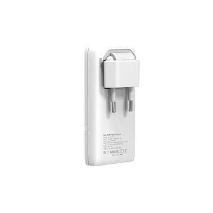 65W Ultra-Slim GaN Dual USB-C Fast Wall Charger for Laptop & Mobile