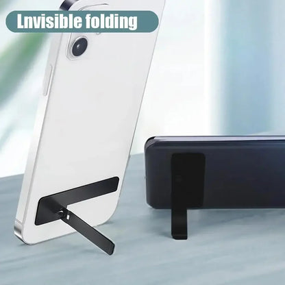 2pcs Ultra-Thin Invisible Phone Kickstand - Universal Folding Metal Desk Stand
