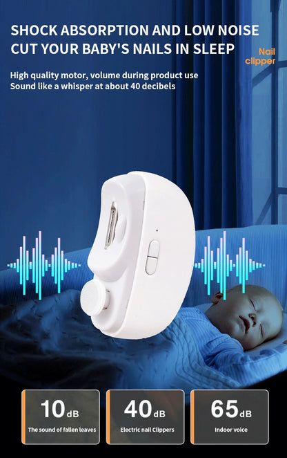 3-in-1 Electric Baby Nail Clipper & Safe Automatic Trimmer