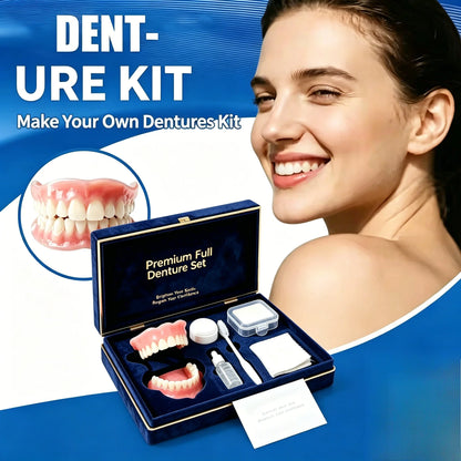 Comfort Silicone Smile Set - Upper & Lower Instant Cosmetic Teeth Veneers
