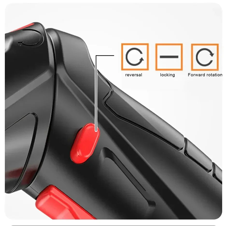 3.6V Cordless Electric Screwdriver Set - Compact Rechargeable Power Tool