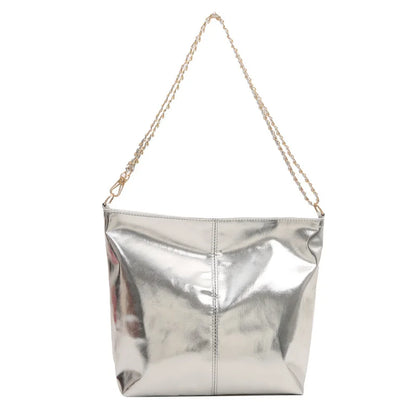 Luxury Glossy Shoulder Tote