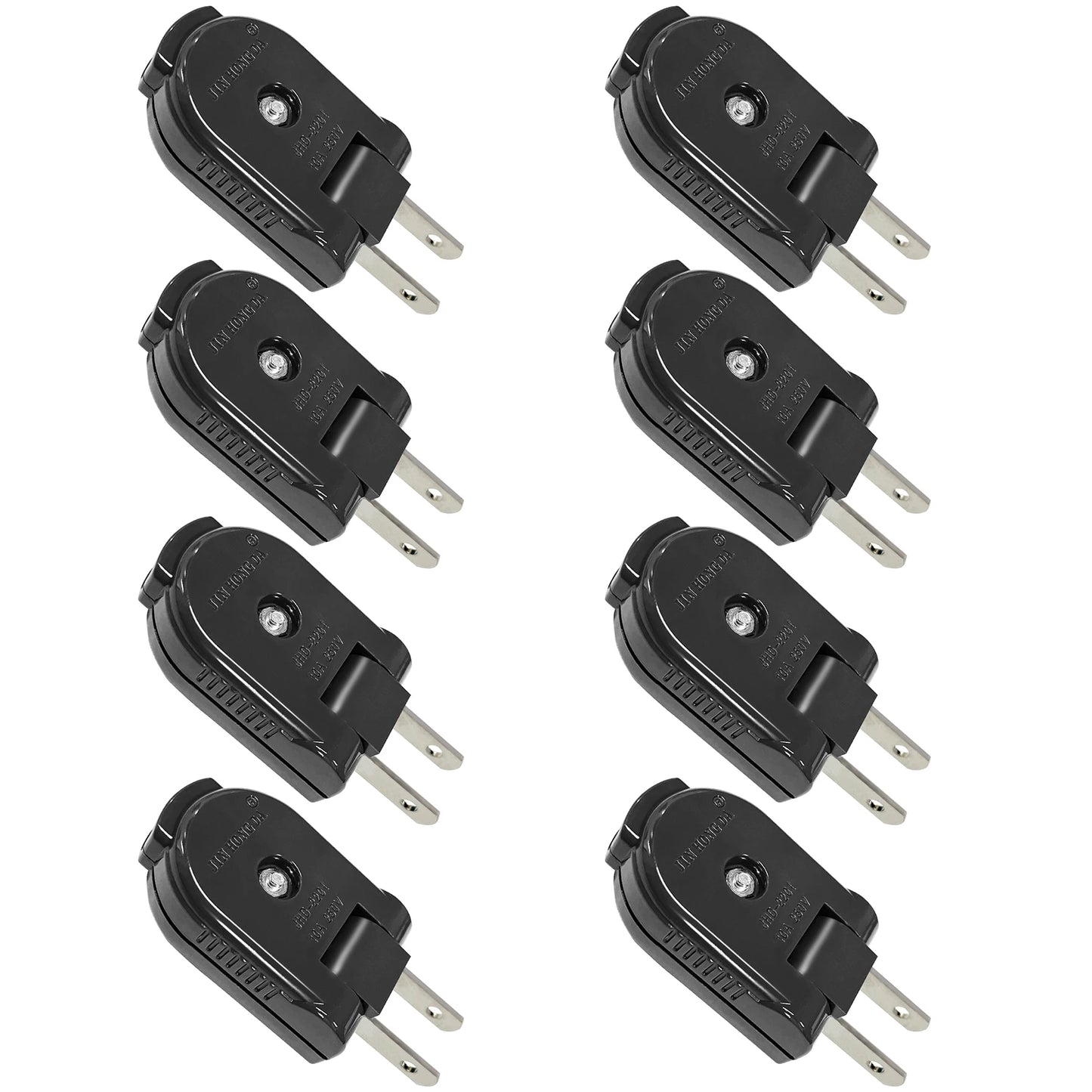 90-Degree Rotating US Power Plug Adapter - Space Saving Swivel Socket