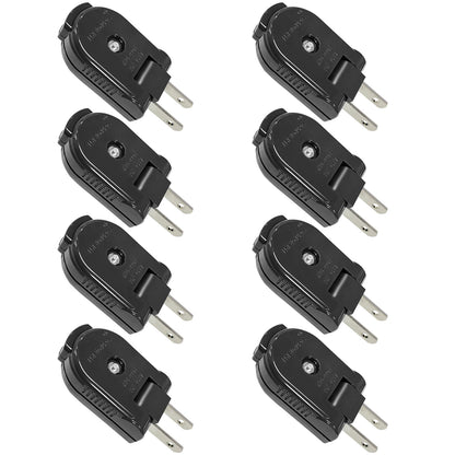 90-Degree Rotating US Power Plug Adapter - Space Saving Swivel Socket
