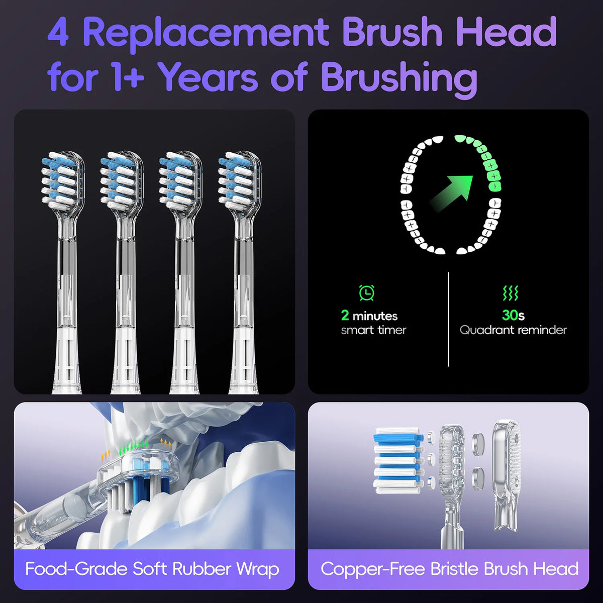 Portable Oral Irrigator & Electric Toothbrush Set for Deep Teeth Cleaning