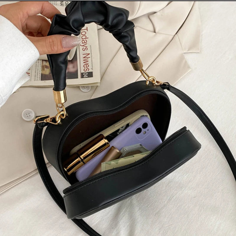 Luxury Quilted Heart Tote
