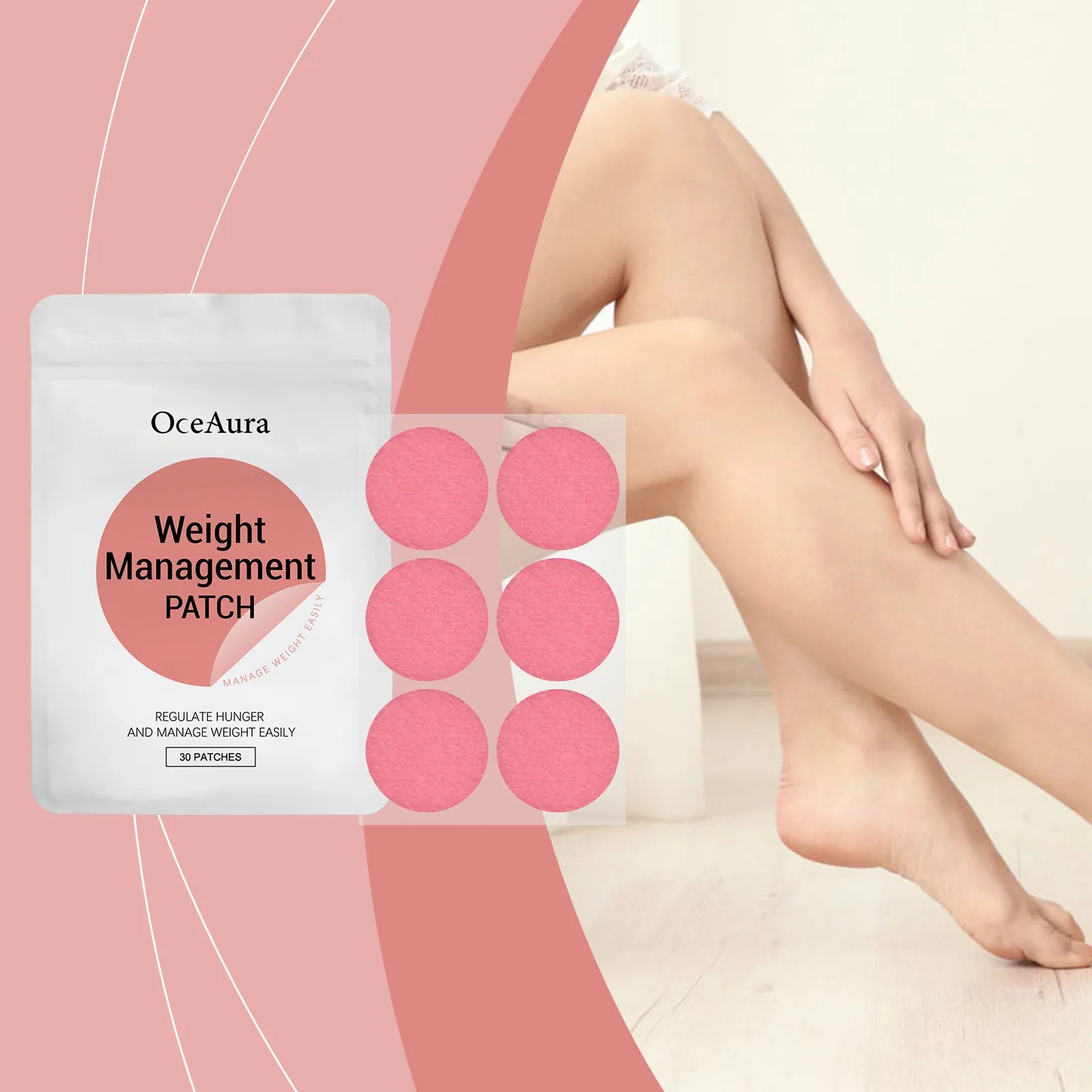 Natural Slimming Belly Patches - Weight Management & Body Shaping Detox Stickers - 4