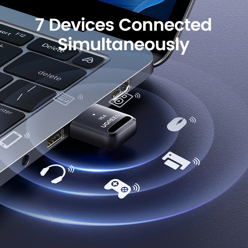 UGREEN Bluetooth 5.4 USB Adapter for PC - Wireless Dongle for Laptop
