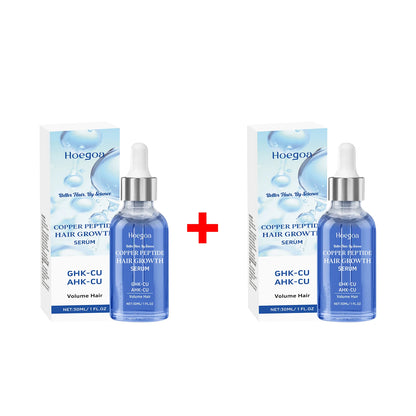 Copper Peptide Hair Growth Serum - Revitalizing Scalp & Anti-Frizz Repair Treatment