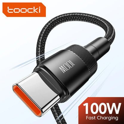 100W USB-C to USB-C Fast Charging Cable - 5A Power Delivery Cord