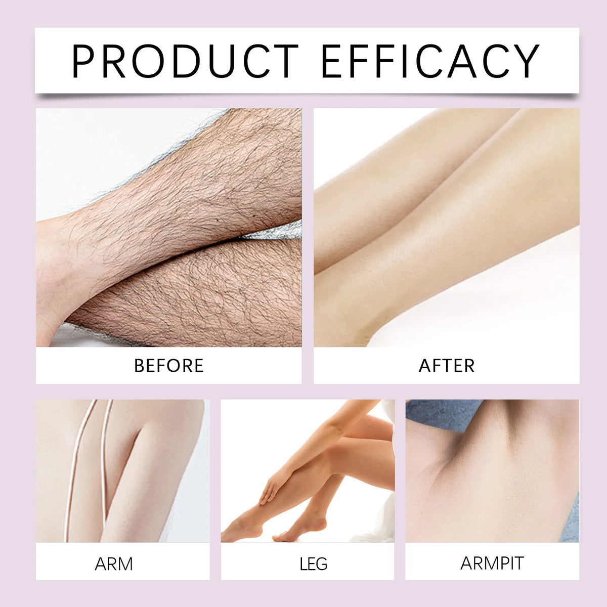 Painless Hair Removal Cream - Gentle Depilatory for Smooth Skin
