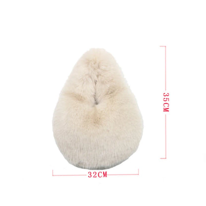 Luxury Soft Plush Bucket Bag