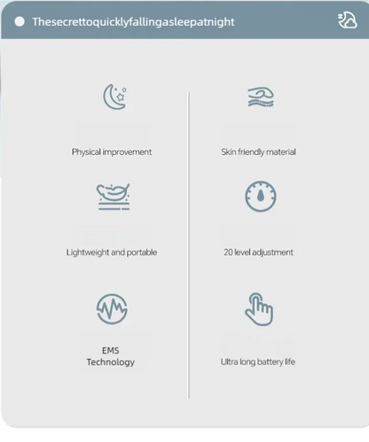 Microcurrent Pulse Sleep Aid Device - Portable Insomnia & Anxiety Relief