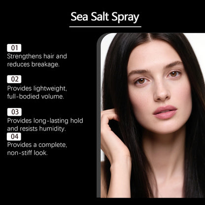 Sea Salt Hair Texturizing Spray for Voluminous Beach Waves & Strong Hold