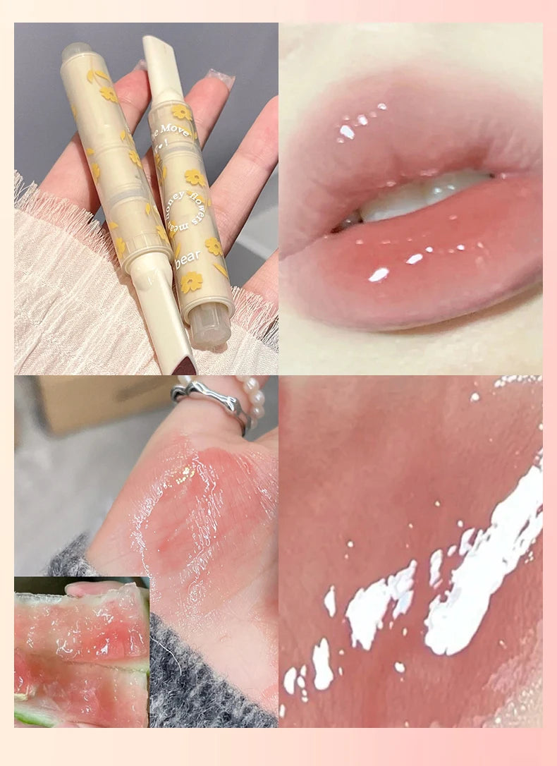 Hydrating Jelly Gloss Lipstick - Moisturizing Mirror Finish Lip Pen - 13