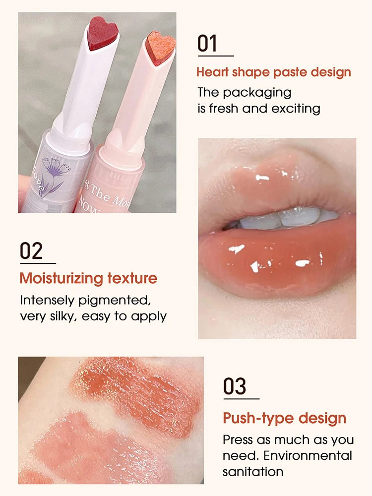 Hydrating Jelly Gloss Lipstick - Moisturizing Mirror Finish Lip Pen - 4