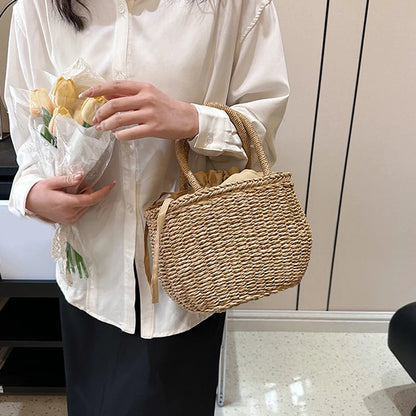 Luxury Handmade Straw Tote