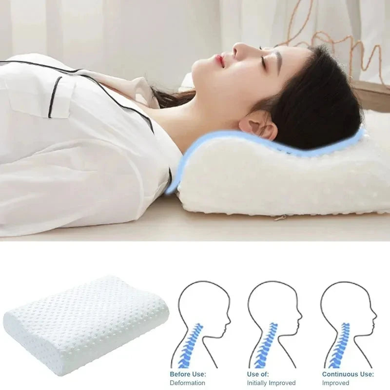 Orthopedic Memory Foam Pillow for Neck Pain Relief & Sleeping Support - 2