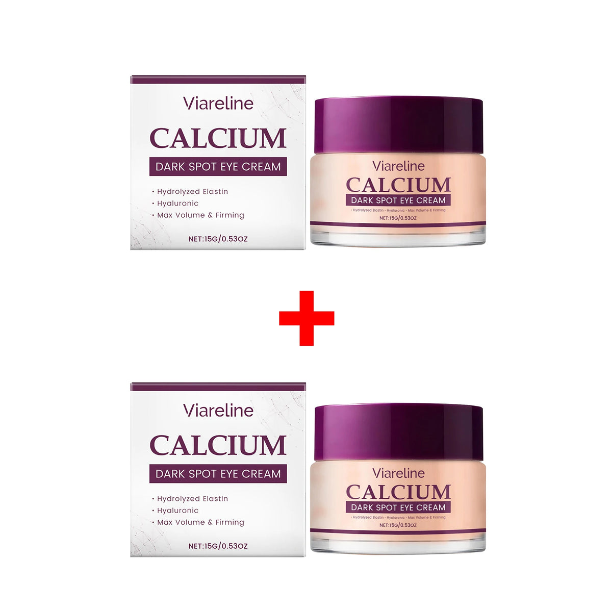 Calcium Dark Spot Eye Cream - Firming & Hydrating Under Eye Repair Treatment