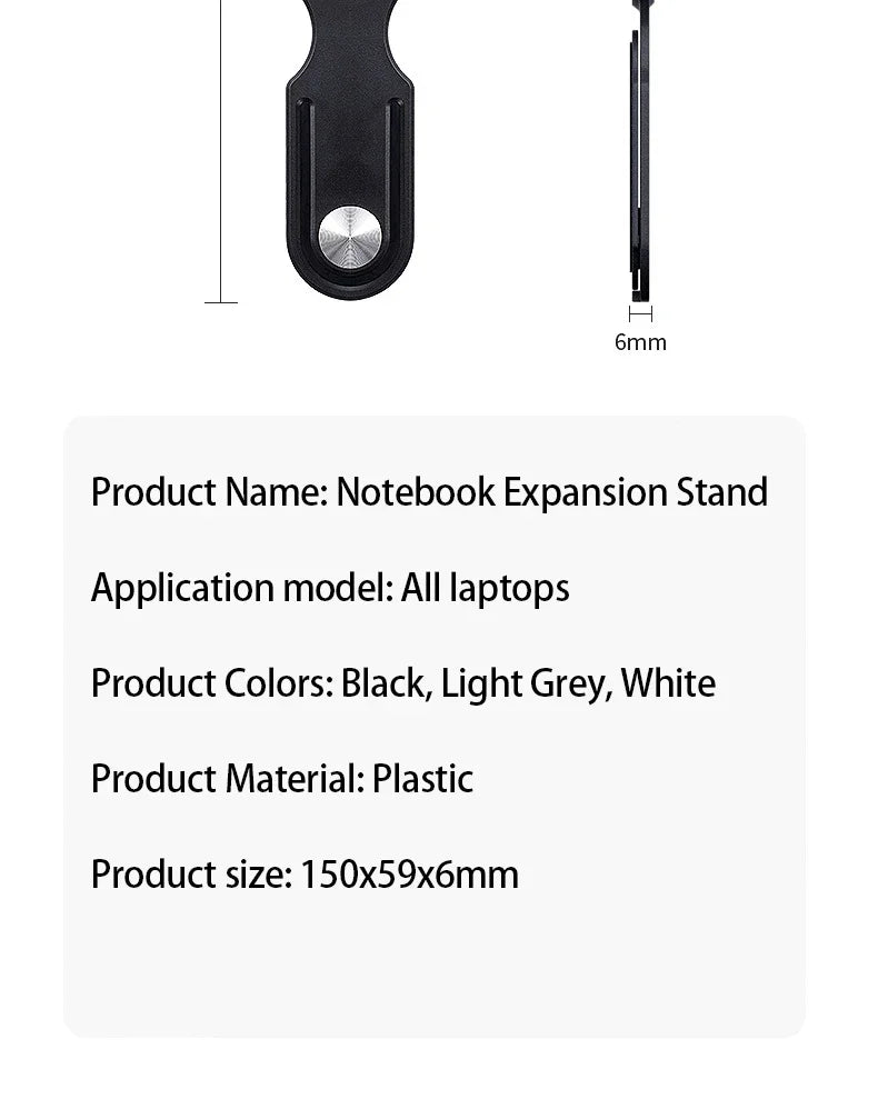 Magnetic Laptop Phone Mount for iPhone - Foldable Side Expansion Stand - 21