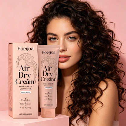 Curl Defining Styling Cream with Castor & Coconut Oil for Natural Waves & Shine