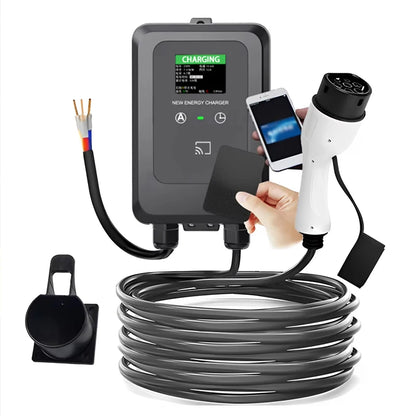 7KW 32A Type 2 EV Home Charging Station - Fast Electric Car Wallbox Charger