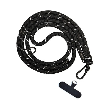 Universal 8mm Crossbody Phone Lanyard - Adjustable Detachable Neck Strap