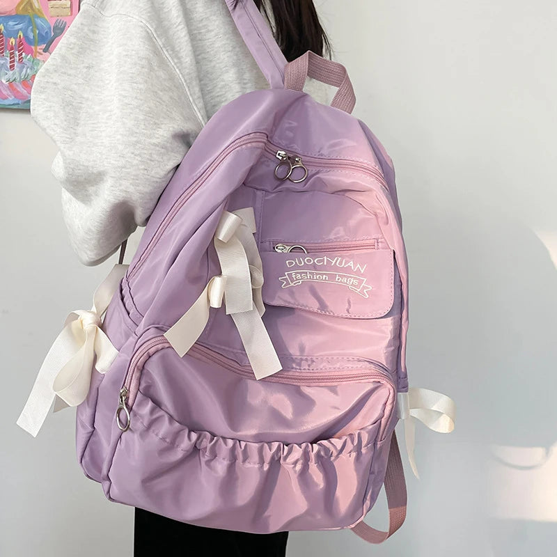 Luxury Cute Floral School Backpack
