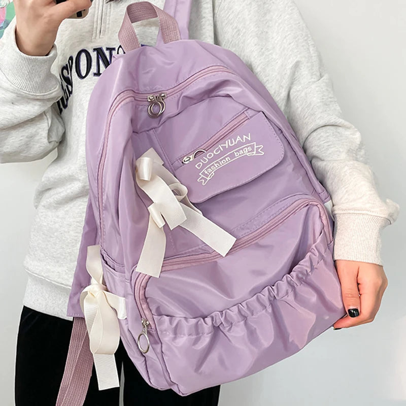 Luxury Cute Floral School Backpack