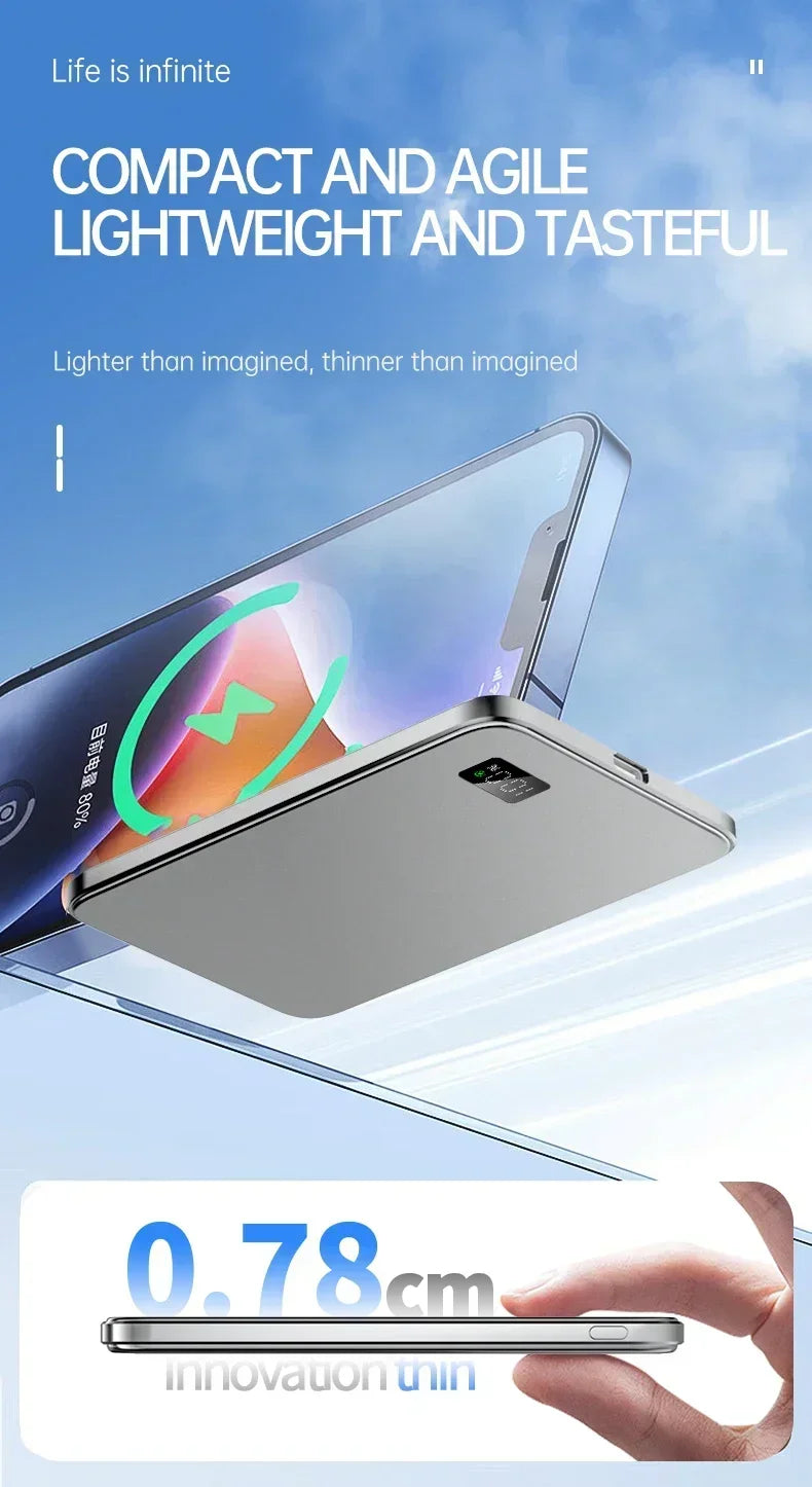Magnetic Wireless Portable Power Bank - Fast Charging PD 25W for iPhone