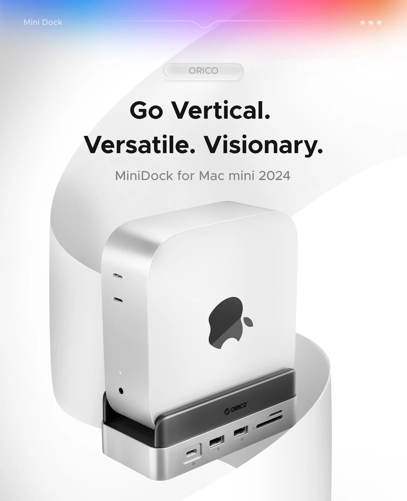 Mac Mini M4 Storage Expansion Docking Station with M.2 SSD Slot - 8