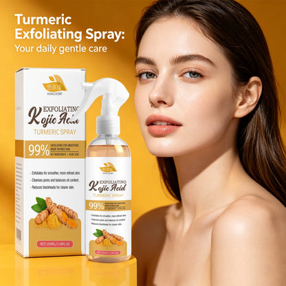 Kojic Acid Turmeric Exfoliating Facial Spray for Pore Cleansing & Brightening