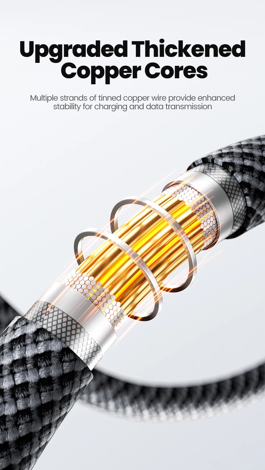 240W USB-C Fast Charging Cable with Real-Time OLED Power Display