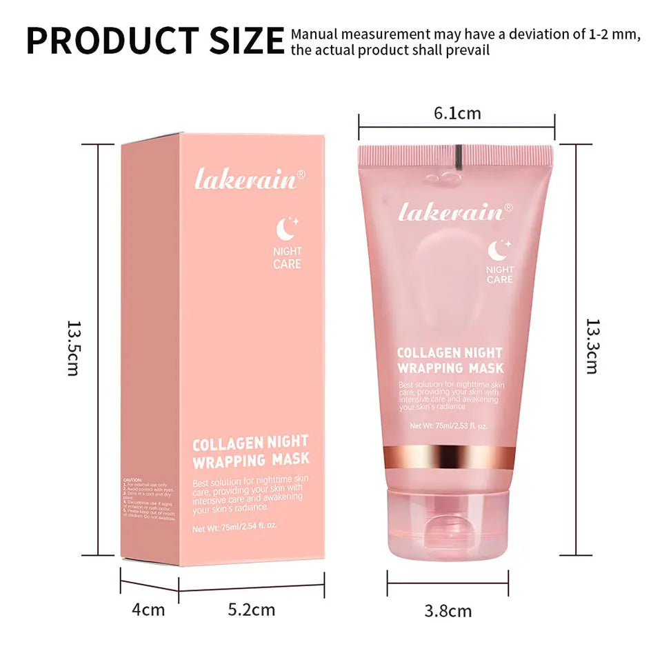 Overnight Collagen Wrapping Mask - Hydrating Peel-Off Facial Gel