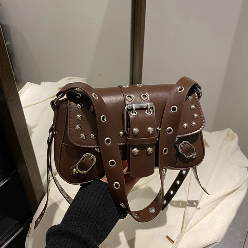 Luxury Trendy Rivet Shoulder Bag