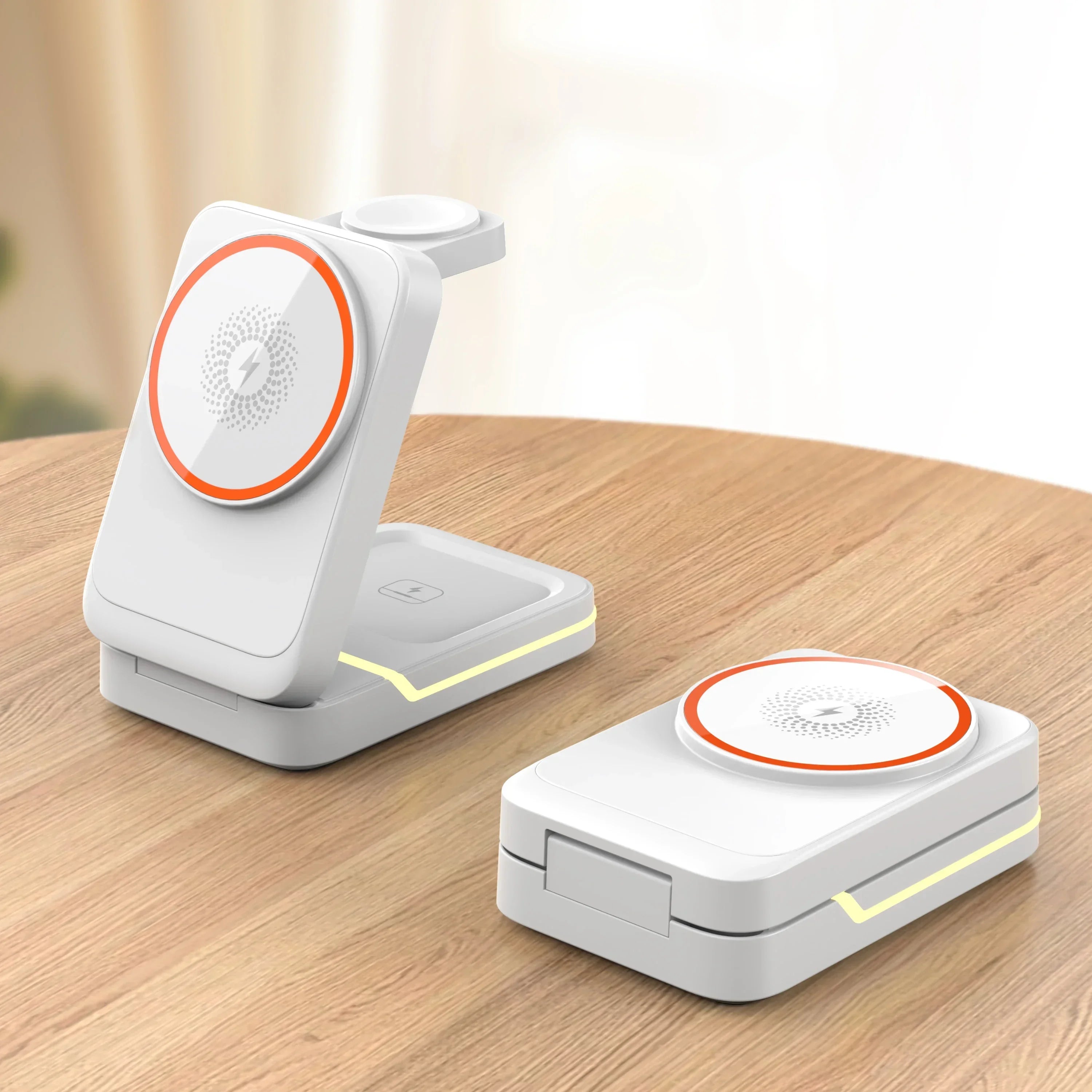 3-in-1 Foldable Magnetic Wireless Charger for iPhone, Apple Watch & AirPods - 5