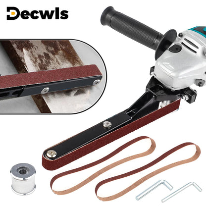 Angle Grinder to Belt Sander Adapter - Sanding Belt Attachment for Wood & Metal