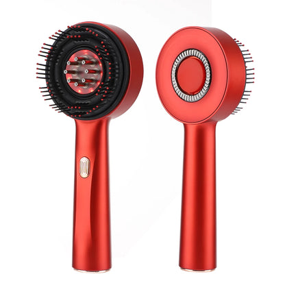 Electric Scalp Massage Comb with Infrared Light & Hair Oil Applicator