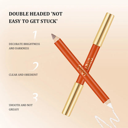 Double-Ended Contour & Highlighter Stick - Creamy Sculpting Makeup Pen