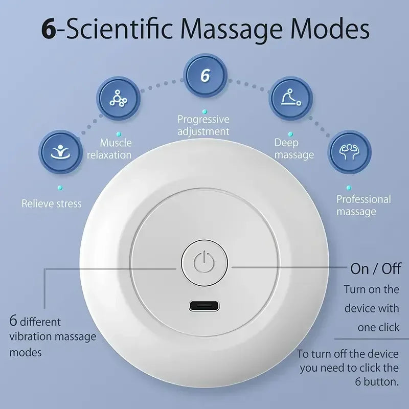 Mini Deep Tissue Massage Gun - Portable Handheld Muscle Massager