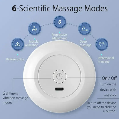Mini Deep Tissue Massage Gun - Portable Handheld Muscle Massager