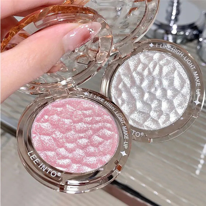Shimmer Glow Highlighter & Contour Palette - Long-Lasting Radiant Finish - 11