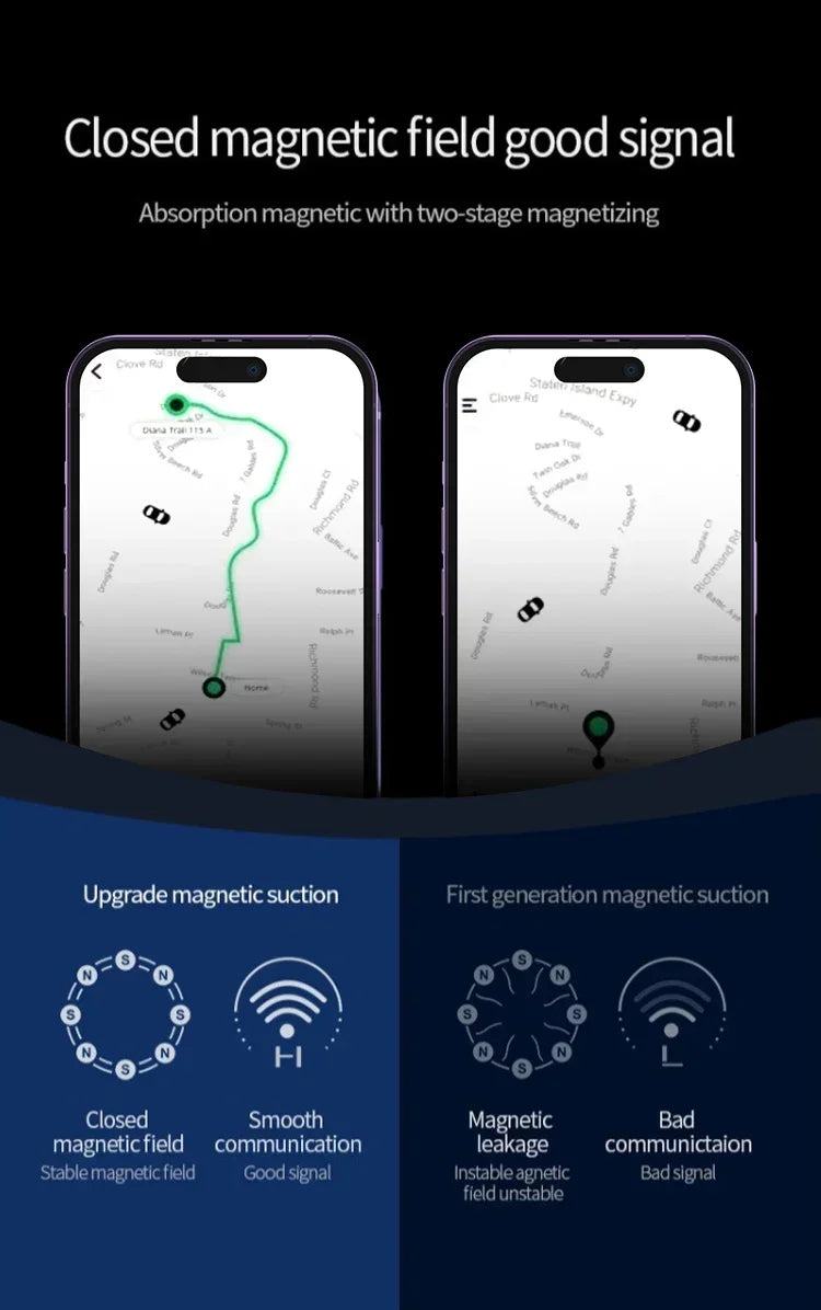 30W Magnetic Fast Wireless Car Charger Holder for iPhone 12-16 Series - 21