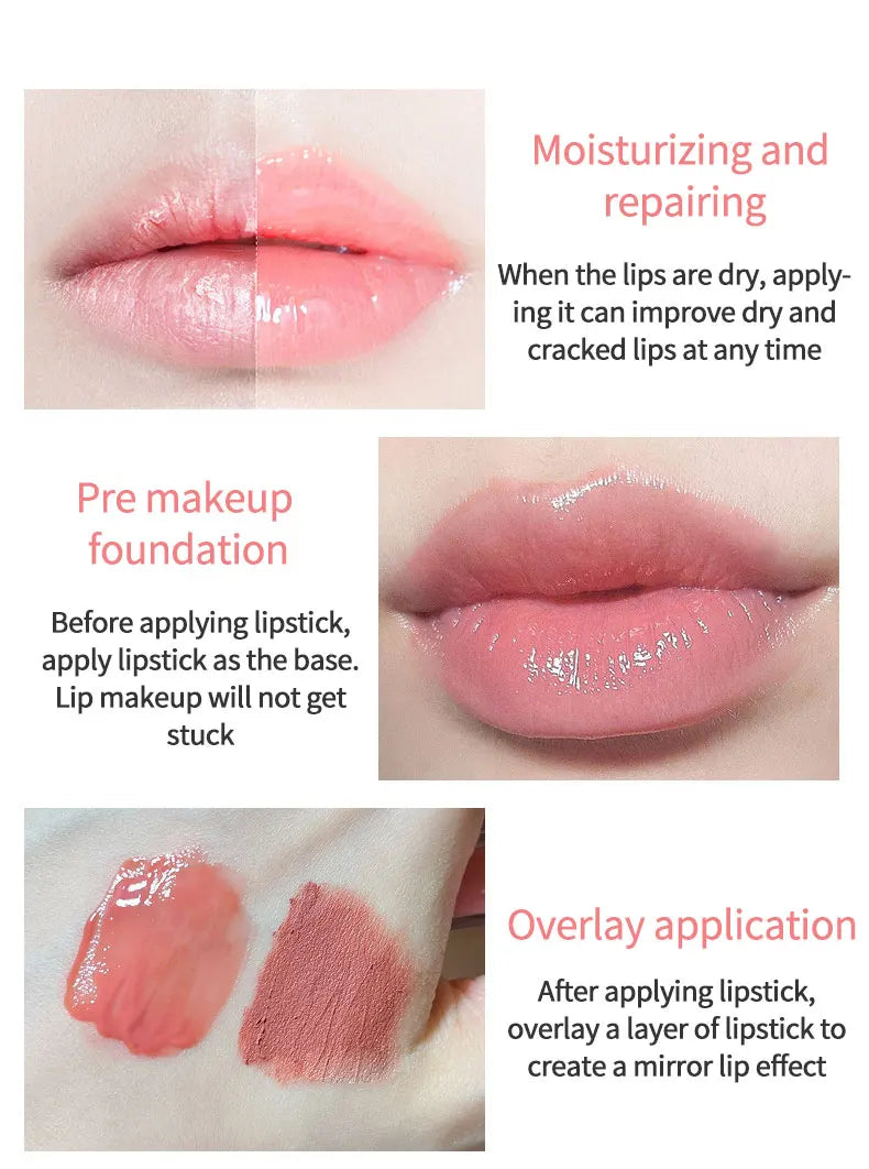 Cherry Blossom Honey Lip Balm - Deep Hydration & Plumping Gloss