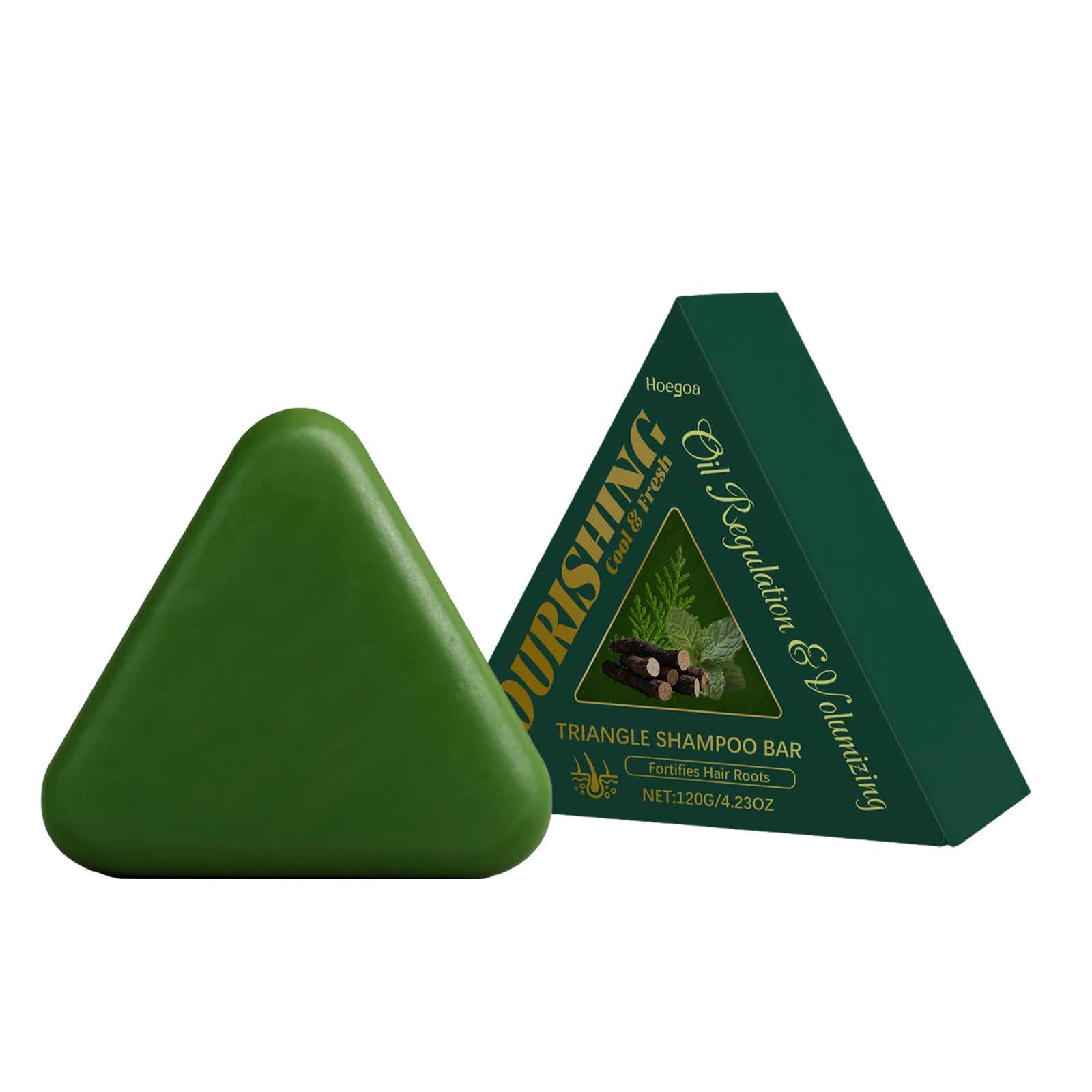 Natural Herbal Hair Growth Shampoo Bar - Anti-Hair Loss & Oil Control Soap - 15