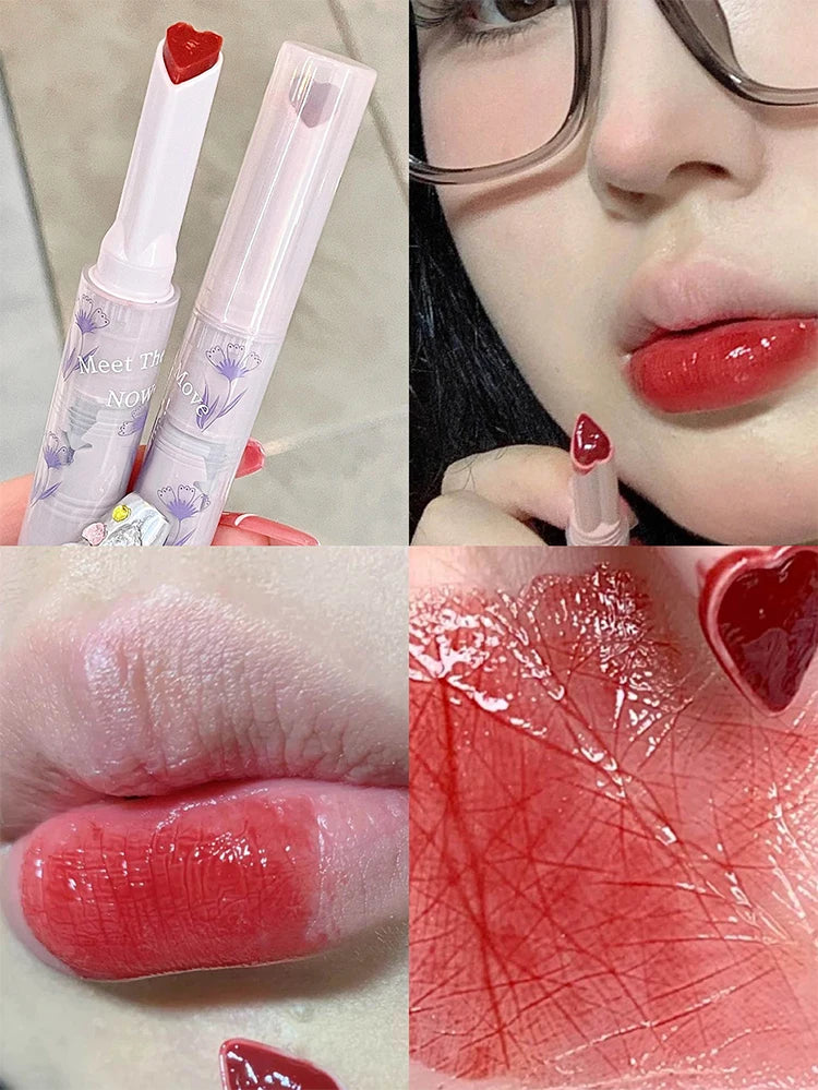 Hydrating Jelly Gloss Lipstick - Moisturizing Mirror Finish Lip Pen - 25