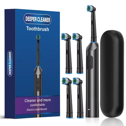 Rechargeable Rotating Electric Toothbrush with 5 Cleaning Modes
