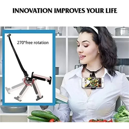 Hands-Free Neck Phone Mount for First-Person POV Video Recording